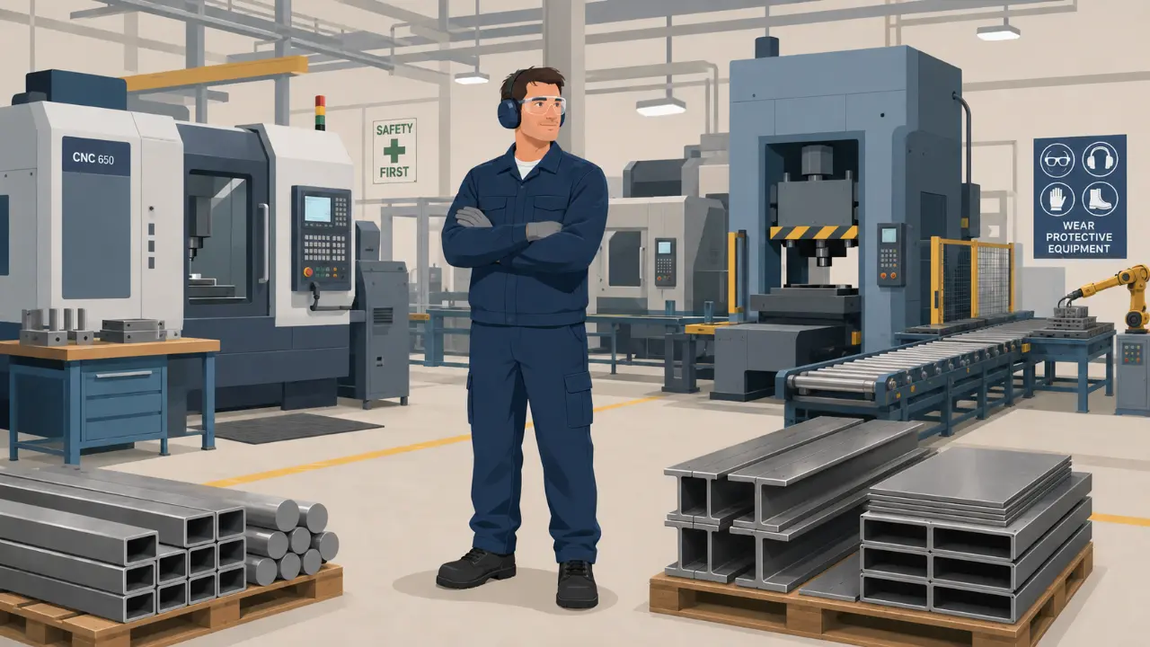 Allgemeine Arbeitssicherheit Produktion Metall